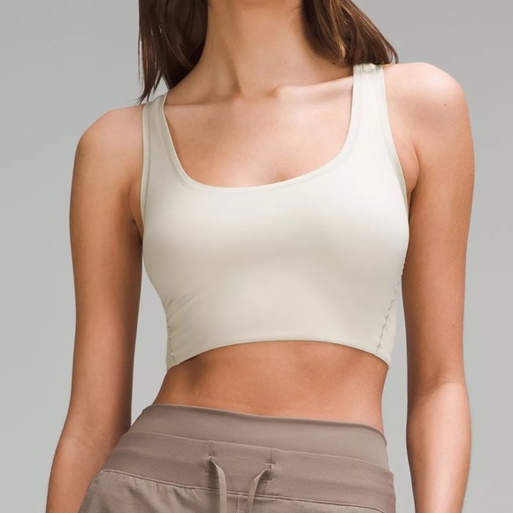 Lululemon Wundermost Ultra-Soft Nulu Scoop-Neck Cropped Tank - Picture 1 of 5